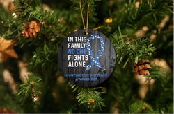 huntingtons disease awareness christmas ornament