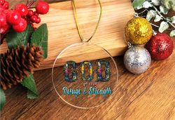 religious ornament,christian gift,faith ornament keepsake