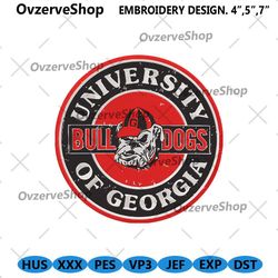 university georgia bulldogs embroidery files, ncaa embroidery files, georgia bulldogs file