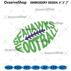 seattle seahawks embroidery files, nfl embroidery files, seattle seahawks file