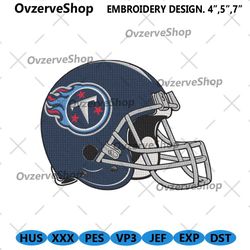 tennessee titans football blue helmet logo machine embroidery