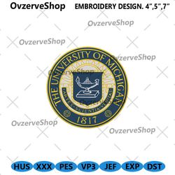 michigan wolverines embroidery files, ncaa embroidery files, michigan wolverines file