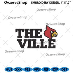 louisville cardinals embroidery files, ncaa embroidery files, louisville cardinals file