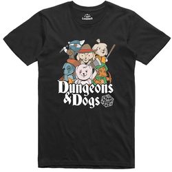 mens funny t shirt role playing dungeons and dogs regular fit ring spun tee