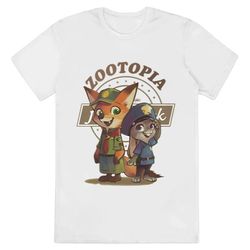 couple zootopia baby shirt, cute zootopia shirt, disney shirt 2023