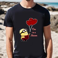 one in a minion valentines days t-shirts