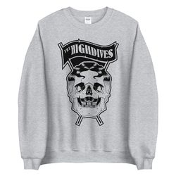 skull banner - crewneck