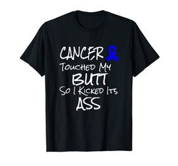 adorable funny colon cancer survivor gift funny prostate joke t-shirt