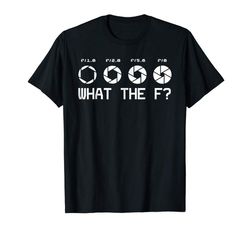 adorable funny photography camera f-stop lens what the f t shirts