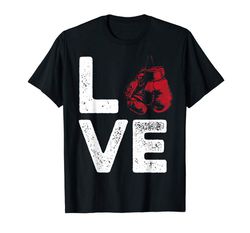 adorable kickboxing love kick boxing workout t-shirt