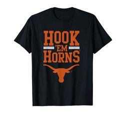 adorable texas longhorns hook em horns - apparel t-shirt
