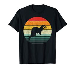 adorable vintage ferret retro tee t-shirt