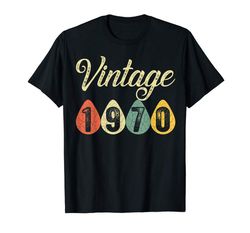 adorable vintage retro 1970 50 years old 50th birthday gift men women t-shirt