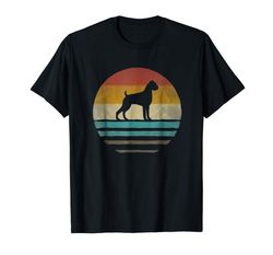 buy boxer dog shirt retro vintage 70s silhouette breed gift