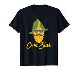 buy corn star funny sunglasses mustache star corn maize t-shirt