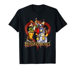 Buy Disney Kingdom Hearts Group Heart T-shirt