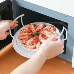 microwave oven steamer storage rack