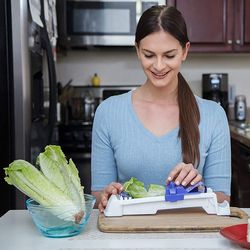 multi-use vegetable & meat roller, safe non-toxic plastic – quick prep, easy clean-up