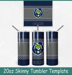 grinch indianapolis colts ugly sweater tumbler wrap, christmas grinch indianapolis colts tumbler wrap