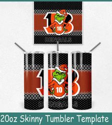 grinch cincinnati bengals ugly sweater tumbler wrap, christmas grinch cincinnati bengals tumbler wrap