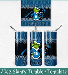 grinch carolina panthers ugly sweater tumbler wrap, christmas grinch carolina panthers tumbler wrap