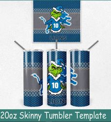 grinch detroit lions ugly sweater tumbler wrap, christmas grinch detroit lions tumbler wrap