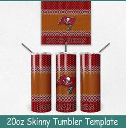 tampa bay buccaneers ugly sweater christmas tumbler wrap, christmas tampa bay buccaneers tumbler wrap