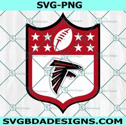 atlanta falcons logo nfl svg, atlanta falcons svg, nfl logo svg, american football svg