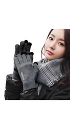 beanie knitted gloves