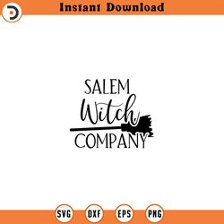 salem witch company svg, halloween svg, witch shirt svg, cut file for cricut or silhouette, witch svg, witch png