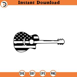 guitar svg us flag guitar svg acoustic gu