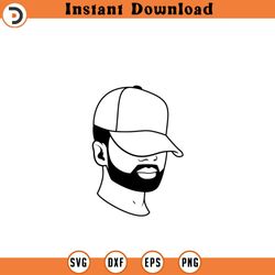 african american hat low man 2 outline africanyyt png