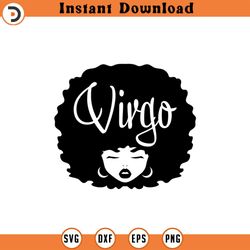 virgo afro woman digital svg dxf yythk png