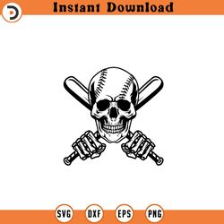 baseball skull svg skull baseball svg ba