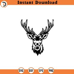 buck svg deer hunting svg deer head