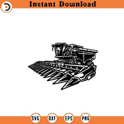 corn head svg corn harvester svg corn