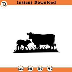 cow svg file cow and calf svg cow