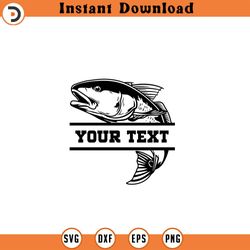 personalize it red drum fish svg red drum