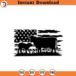 us cow svg file cow and calf svg