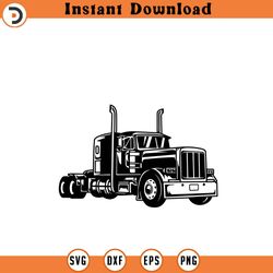 us semi truck svg trucker dad clipart