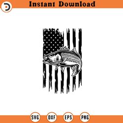 us striped bass fish svg fishing svg