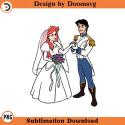 ariel eric wedding cartoon clipart download, png download cartoon clipart download, png download