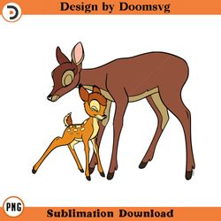 bambi mother embrace cartoon clipart download, png download cartoon clipart download, png download