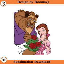 belle beast roses cartoon clipart download, png download cartoon clipart download, png download