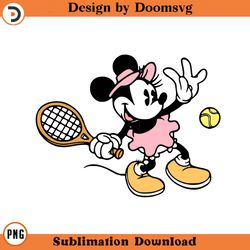 classic minnie tennis cartoon clipart download, png download cartoon clipart download, png download 1