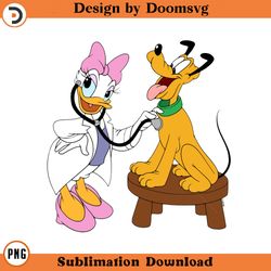 daisy duck pluto vet cartoon clipart download, png download cartoon clipart download, png download