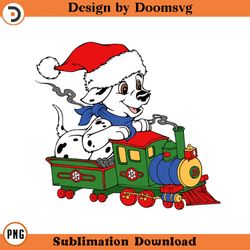 dalmatian christmas train cartoon clipart download, png download cartoon clipart download, png download