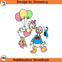 donald daisy balloons cartoon clipart download, png download cartoon clipart download, png download