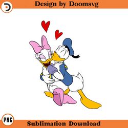 donald daisy kiss cartoon clipart download, png download cartoon clipart download, png download