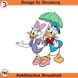 donald daisy umbrella cartoon clipart download, png download cartoon clipart download, png download